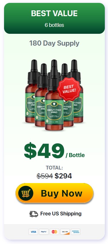 Buy Dentitox Pro 6 Bottles